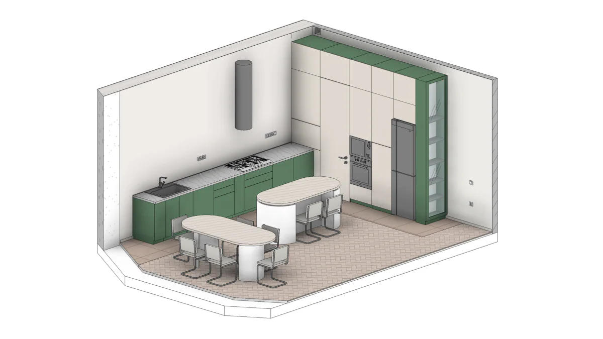 Interior reference: Kitchen Design in Portugal: Layout, Ergonomics and Materials
