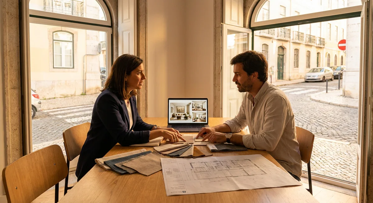 Como escolher um designer de interiores em Portugal